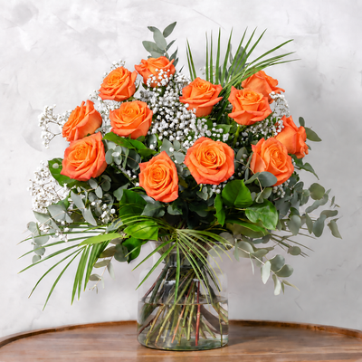Dozen Orange Roses