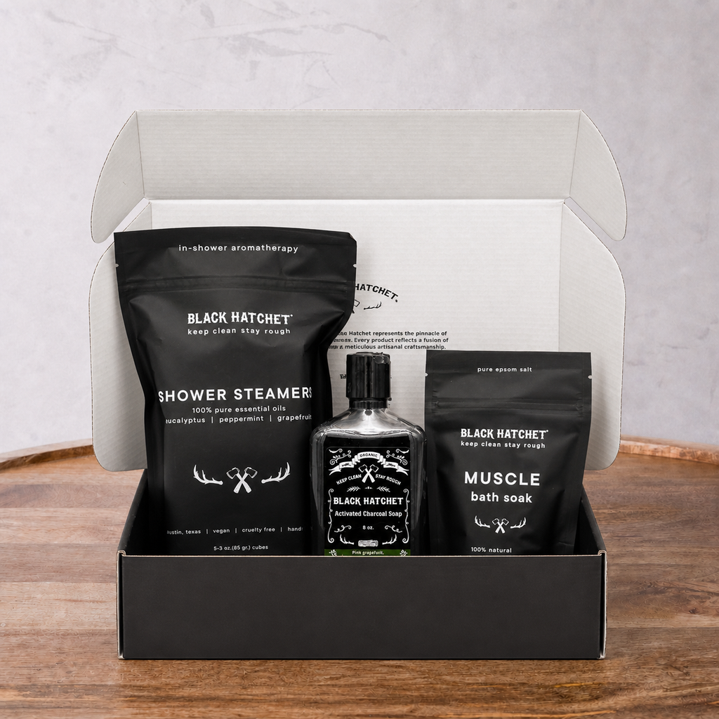 Black Hatchet Grooming and Recovery Gift Set