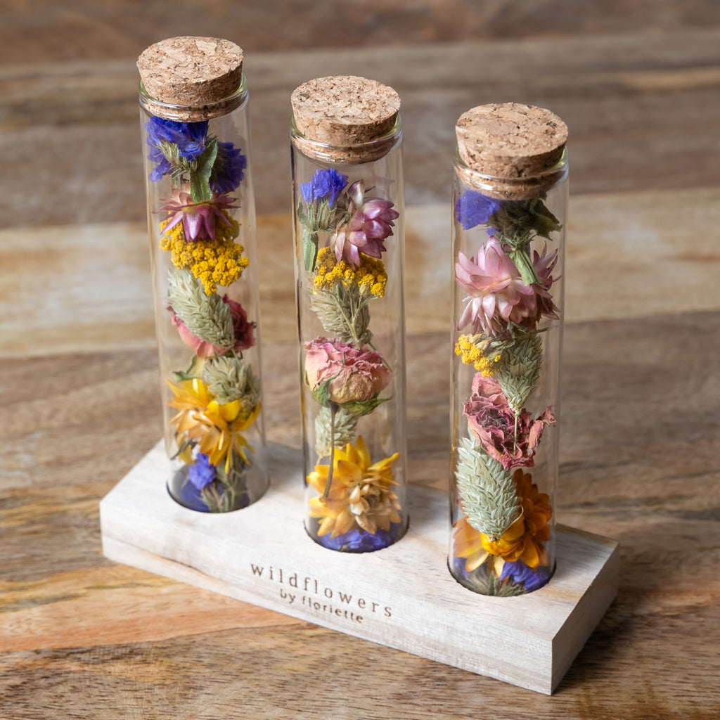 Trio of Wildflower Tubes