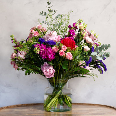 Peony Perfection & Vase